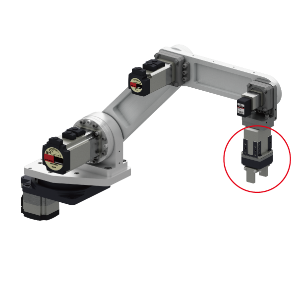 Drive source for end effectors such as robots