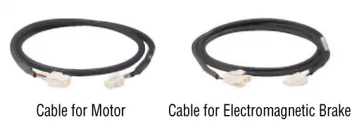 [2] Extension Cable Set for Motor/Electromagnetic Brake, Flexible Extension Cable Set for Motor/Electromagnetic Brake