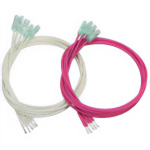 Lead wire with a crimp terminal for connectors
