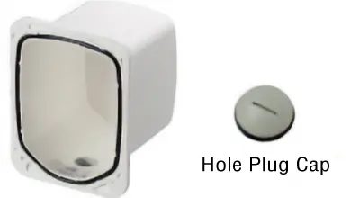 Motor cover with hole plug