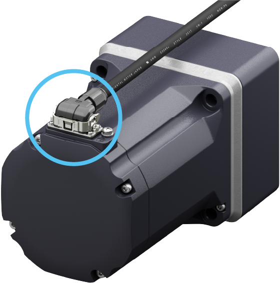 Brushless Motor 750 W Connector Type