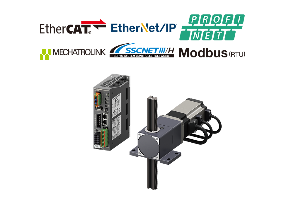 Rack-and-Pinion System L Series αSTEP AZ Series Equipped