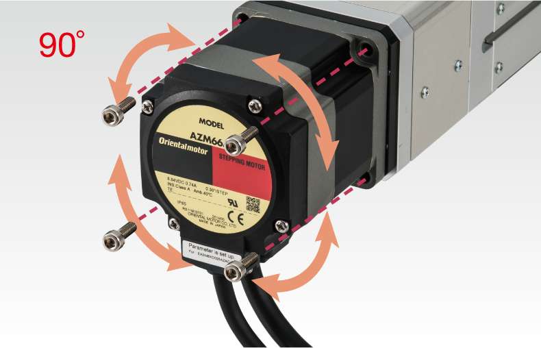 Motor Cable Outlet Direction Can be Changed