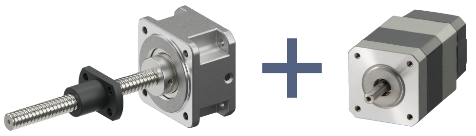 Examples of Attachment and AZ Motor Combination