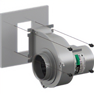 Mounting bracket for exhaust outlet (Assembled image)
