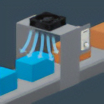 Cooling While Adjusting the Air Flow