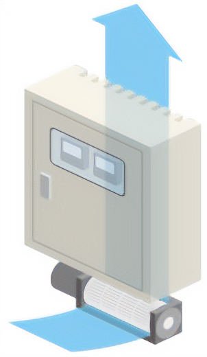 Air flow and cooling of narrow widths and thin spaces