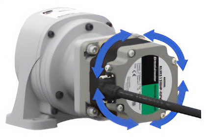 Cable outlet direction can be changed