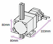 Maximum 100 kg Can Be Transported with a Frame Size 80 mm
