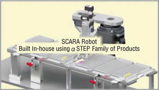 SCARA Robot (Horizontal articulated robot)