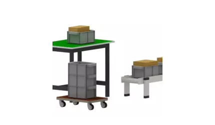 Image of the Loader/Unloader (Lifting Columns) Case Study of Bucket Transfer Automation